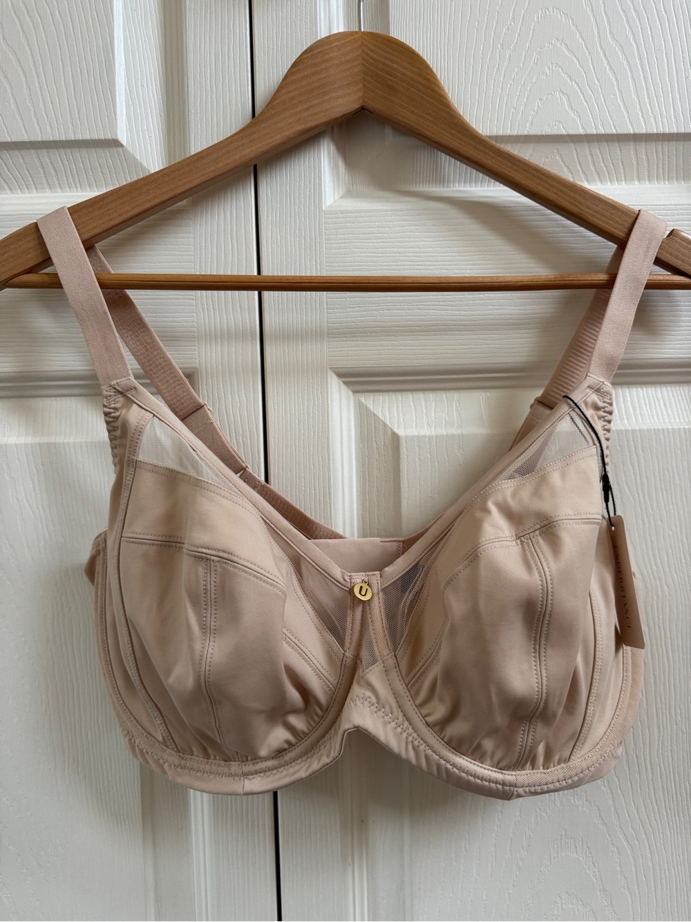 Understance Champagne Full-Coverage Unpadded Spacer Underwire Bra